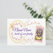 Oma's Day Badge Design Bedankkaart (Staand voorkant)