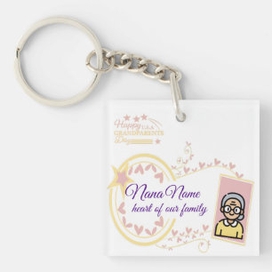Oma's Day Badge Design Sleutelhanger