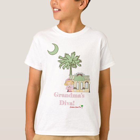 Oma's Diva T-shirt (Voorkant)