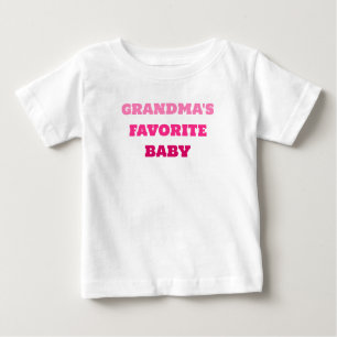 Oma's favoriete Baby, Schattige roze Baby T-shirt