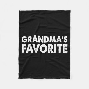 Oma's favoriete grappige grootouder Granhild Vint Fleece Deken