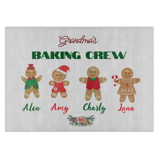 Oma's favoriete koekjes snijplank (Voorkant)