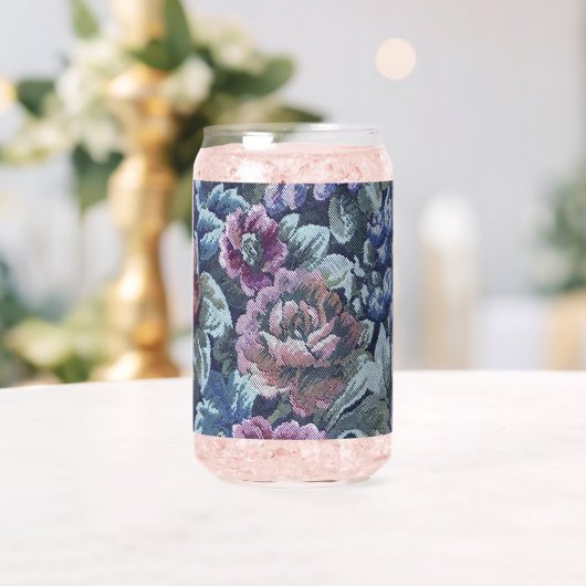 Oma's Floral Couch Pattern Afbeelding Blikvorm Glas (Insitu (Huwelijk))