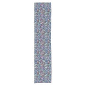 Oma's Floral Couch Pattern Afbeelding Korte Tafelloper (Voorkant)