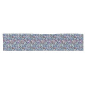 Oma's Floral Couch Pattern Afbeelding Korte Tafelloper (Horizontaal)