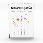 Oma's Garden bloementuin 5 kleinkinderen Fotoblokken (Voorkant)