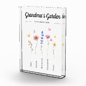 Oma's Garden bloementuin 5 kleinkinderen Fotoblokken (Rechts)