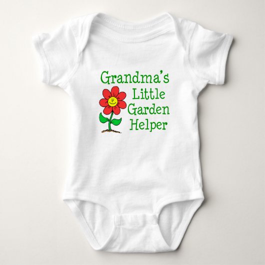 Oma's Garden Helper Romper (Voorkant)