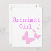 Oma's Girl Briefkaart (Voorkant / Achterkant)