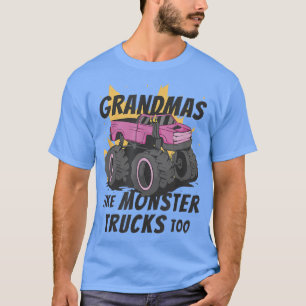 Oma's houden ook van monstertrucks Oma van de homo T-shirt