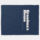 Oma's huis fleece deken (Voorkant (Horizontaal))
