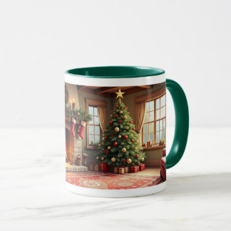 Oma's huis met Kerstmis Mok