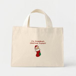 Oma's kerstcadeau Tshirts en geschenken Mini Tote Bag
