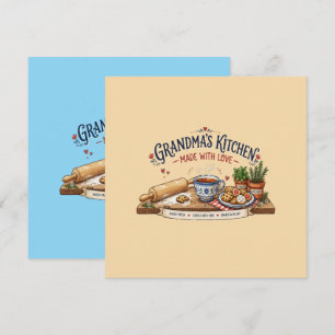 Oma's Keuken Maken Met Liefde Feestdagenkaart