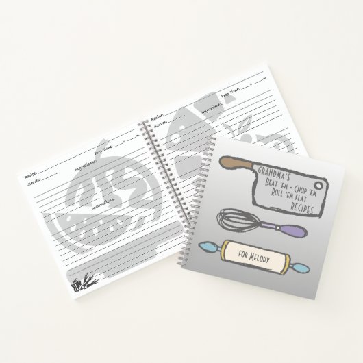 Oma's Keukengereedschap Recepten Notitieboek (Binnen)