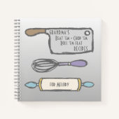 Oma's Keukengereedschap Recepten Notitieboek (Voorkant)