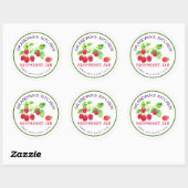 Oma's Kitchen gemaakt met Love Raspberry Jam Ronde Sticker (Vel)