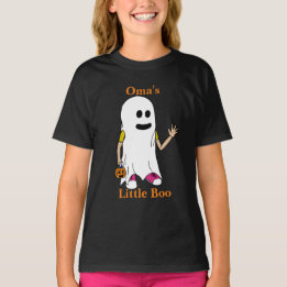 Oma's kleine boek Halloween shirt voor kinderen