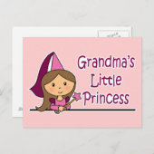 Oma's kleine prinses briefkaart (Voorkant / Achterkant)
