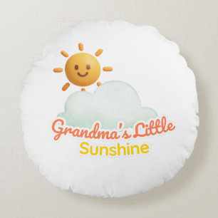 Oma's Kleine Zonneschijn Rond Kussen