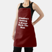 Oma's koken is altijd de moeite waard. schort (Insitu)