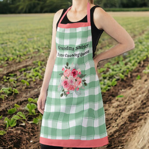 Oma's Land Gingham Boerderij Schort