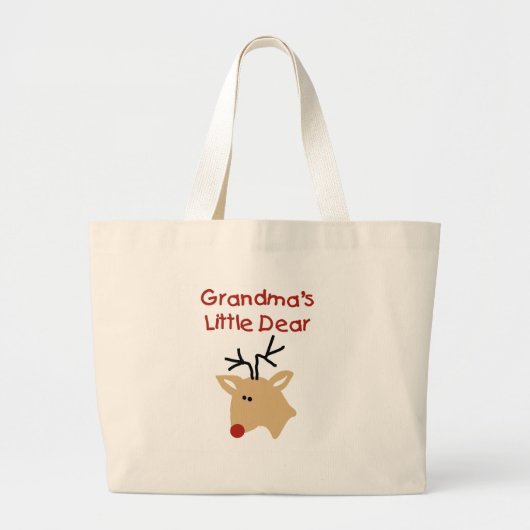 Oma's lief grote tote bag (Voorkant)