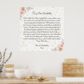 Oma's Liefde: Een Moederdag Eerbetoon aan Oma Poster (Keuken)