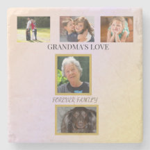 Oma's liefdesbetuiging - goud randontwerp
