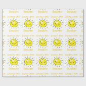Oma's Little Sunshine Fun Sun Cadeaupapier (Vlak)