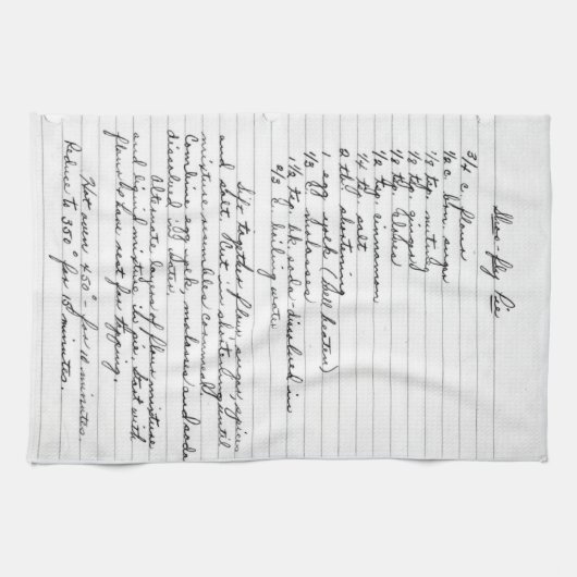 Oma's Recipe Towel Theedoek (Horizontaal)