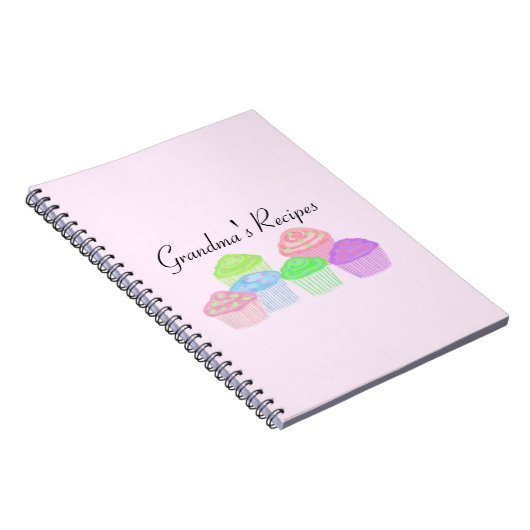 Oma's Recipes - Frosted Cupcakes Notitieboek (Rechterzijde)