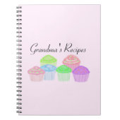 Oma's Recipes - Frosted Cupcakes Notitieboek (Voorkant)