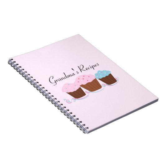 Oma's Recipes - Frosted Cupcakes Notitieboek (Rechterzijde)