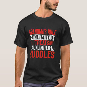 Oma's Regel Onbeperkte Beloningen Onbeperkte Knuff T-shirt