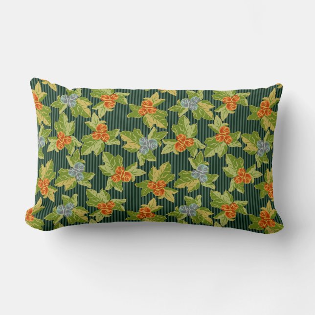 Oma's Rozen Ontmoet Funky Folk Art Kussen (Voorkant)