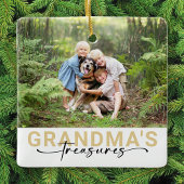 Oma's Schatten Foto Keepsake Keramisch Ornament