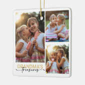 Oma's Schatten Foto Keepsake Keramisch Ornament (Links)