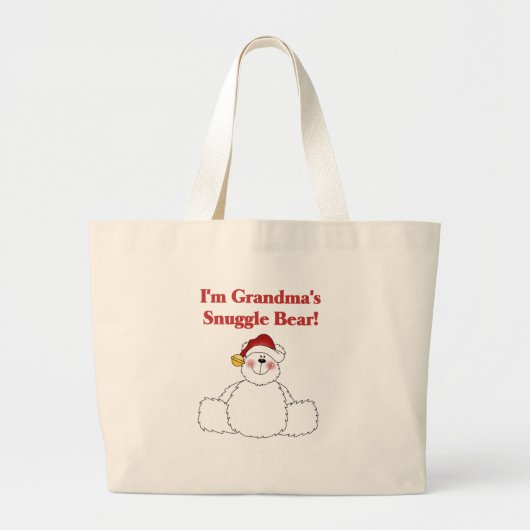 Oma's Snuggle Beer Tshirts en geschenken Grote Tote Bag (Voorkant)