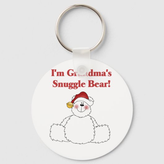 Oma's Snuggle Beer Tshirts en geschenken Sleutelhanger (Voorkant)