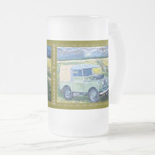 Oma's Tankard Matglas Bierpul (Voorkant rechts)