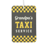 Oma's Taxi Service | Cute Grandfather Gift Luchtverfrisser (Voorkant)