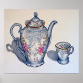 Oma's Tea CANVAS PRINT (Voorkant)