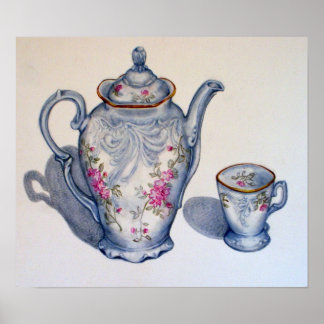 Oma's Tea CANVAS PRINT