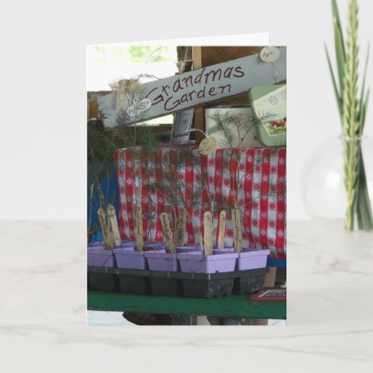 Oma's tuin kaart (Voorkant)