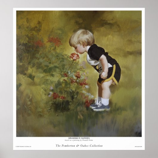 Oma's tuin poster (Voorkant)