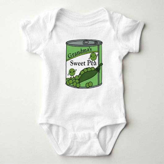 Oma's Zoete Erwtje Romper (Voorkant)