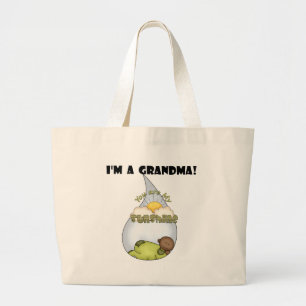 Oma's zonneschijn-Afro-Amerikaanse jongen Grote Tote Bag