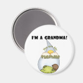 Oma's zonneschijn-Afro-Amerikaanse jongen Magneet (Voorkant / Achterkant)