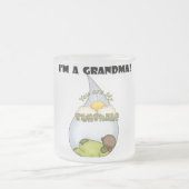 Oma's zonneschijn-Afro-Amerikaanse jongen Matglas Koffiemok (Center)